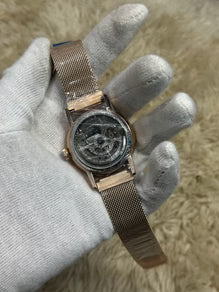 Binger automatic men’s watch rose gold white dial